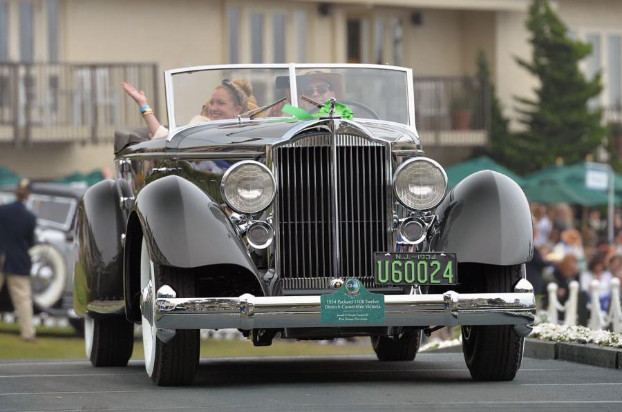  Packard 1108 Twelve Dietrich Convertible Victoria 1934 года  (фото 5 из 13)
